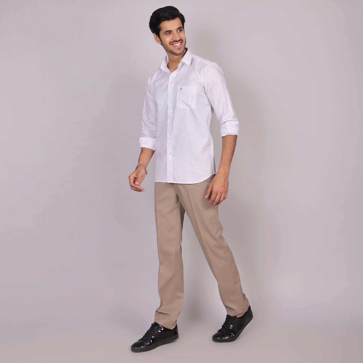 Fashion Print white shirt