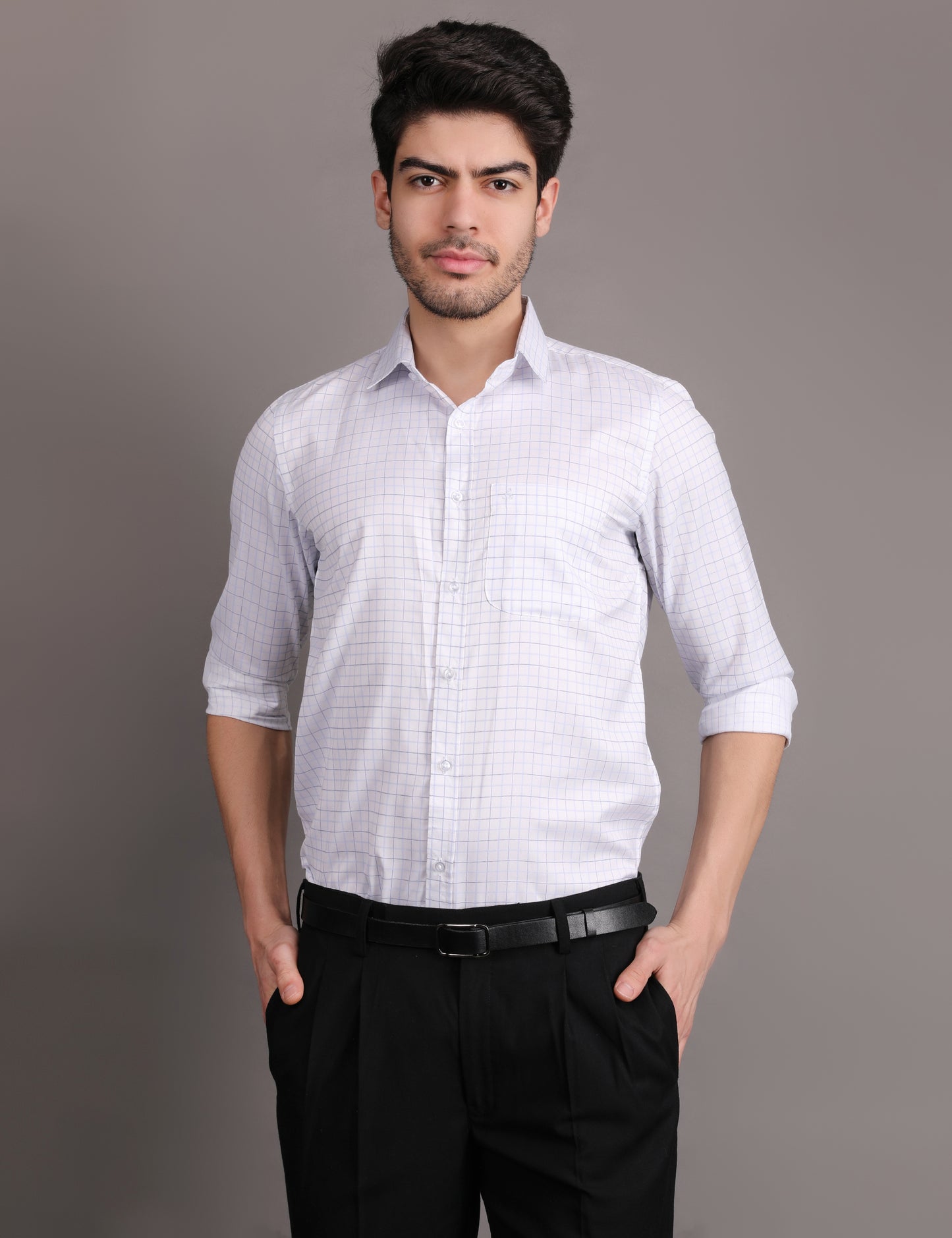 White checkered