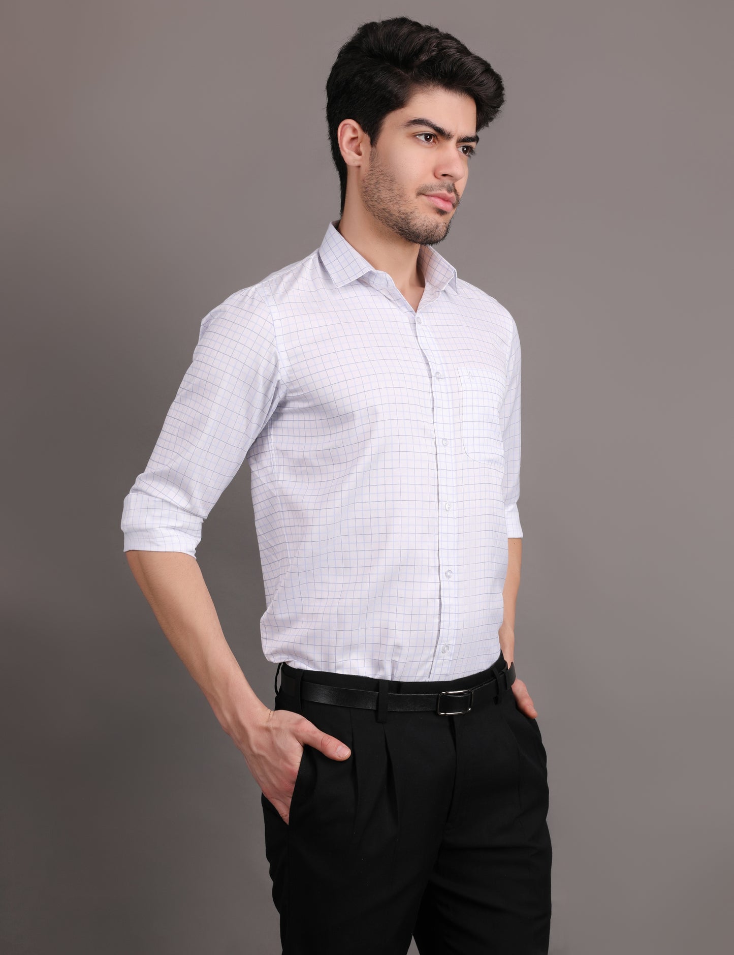 White checkered
