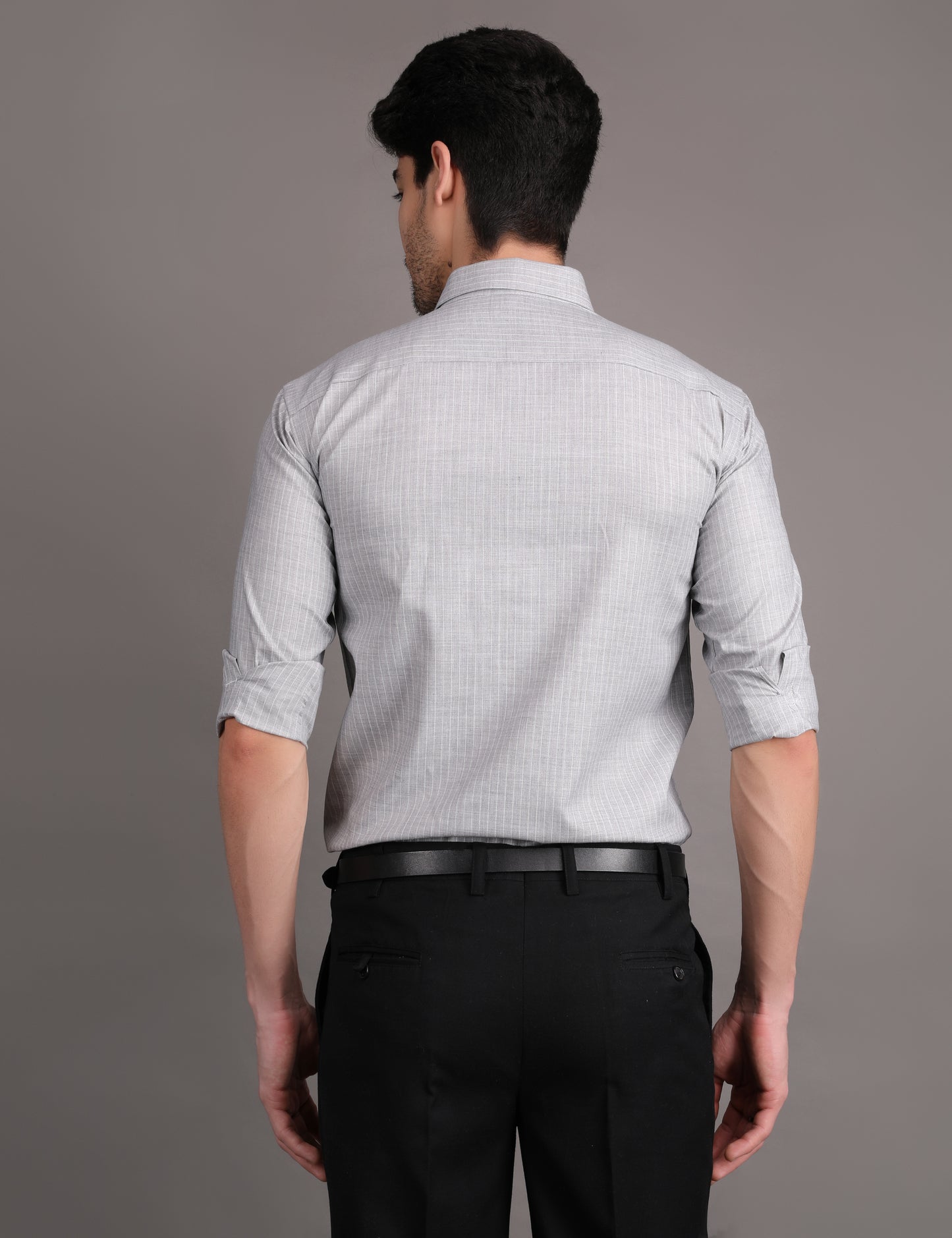 Grey with stripes