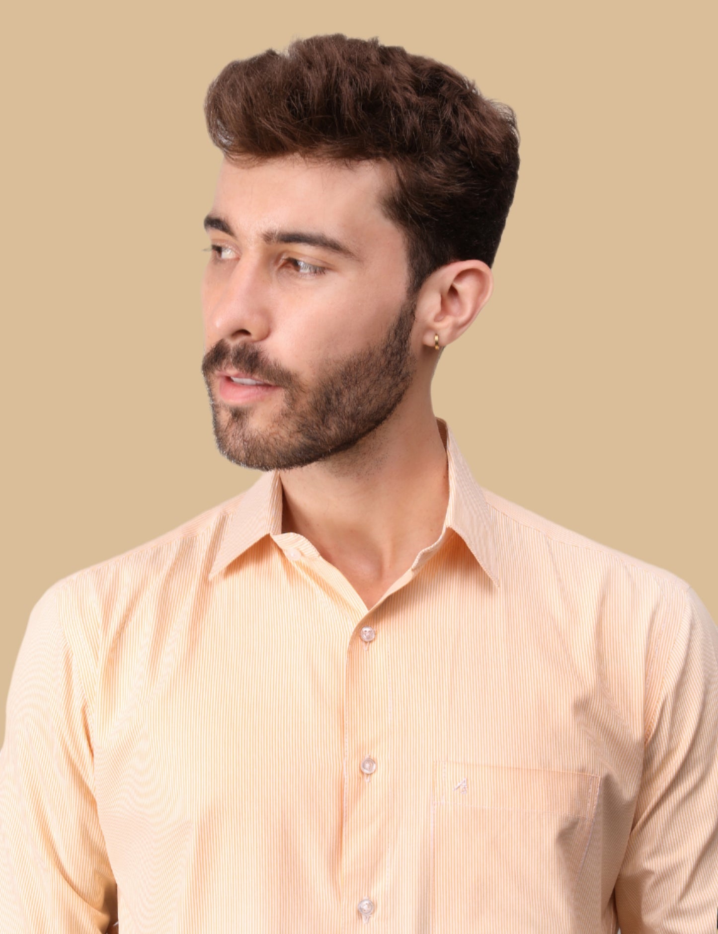 Sunlit striped shirt