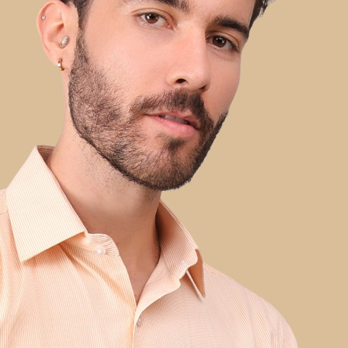 Sunlit striped shirt