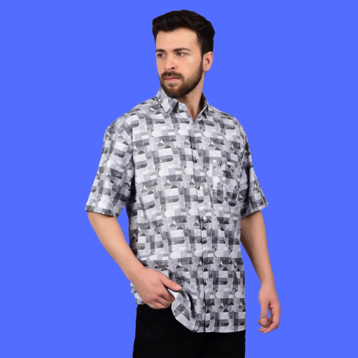 Geo Grid Shirt