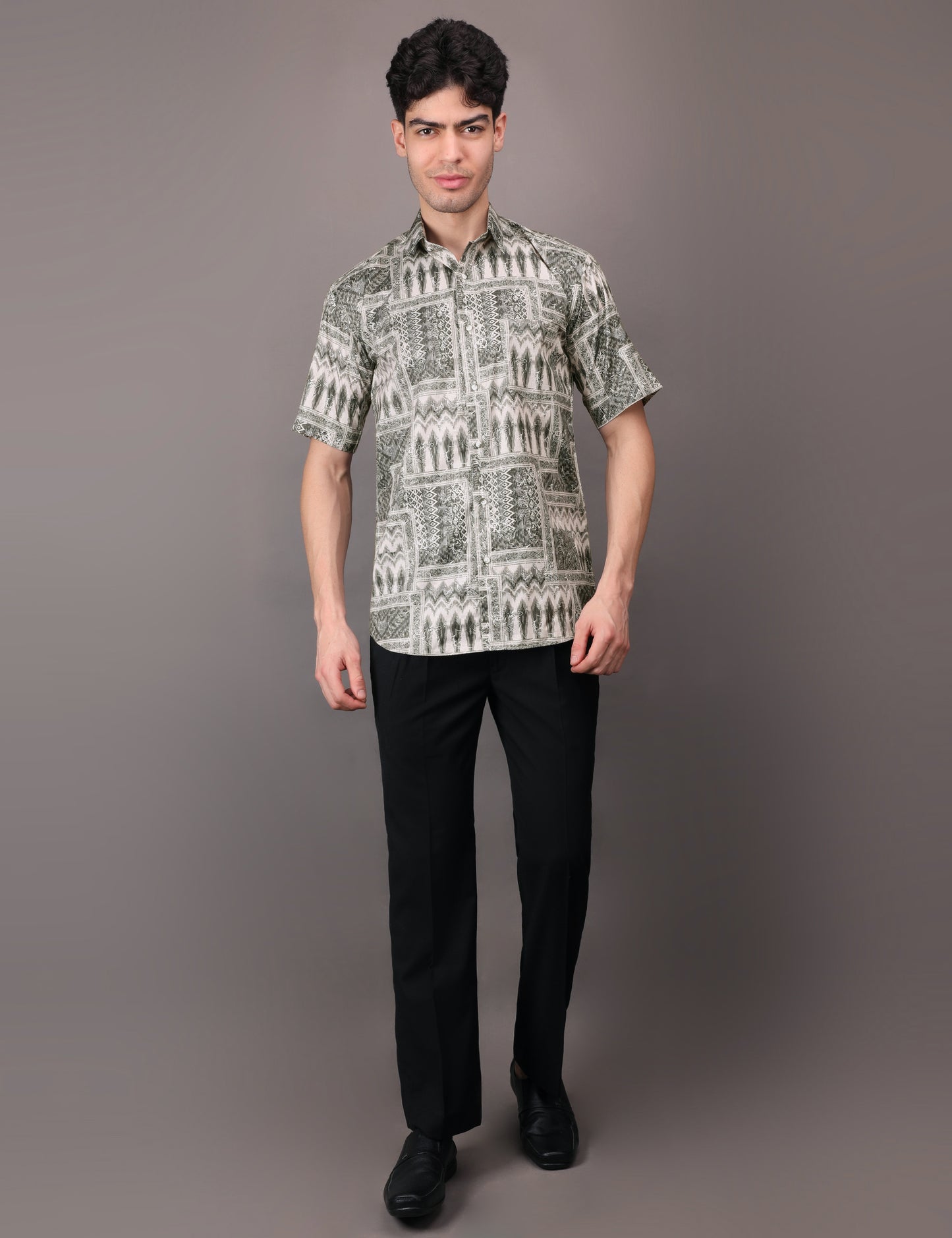 Ethnic print shirt