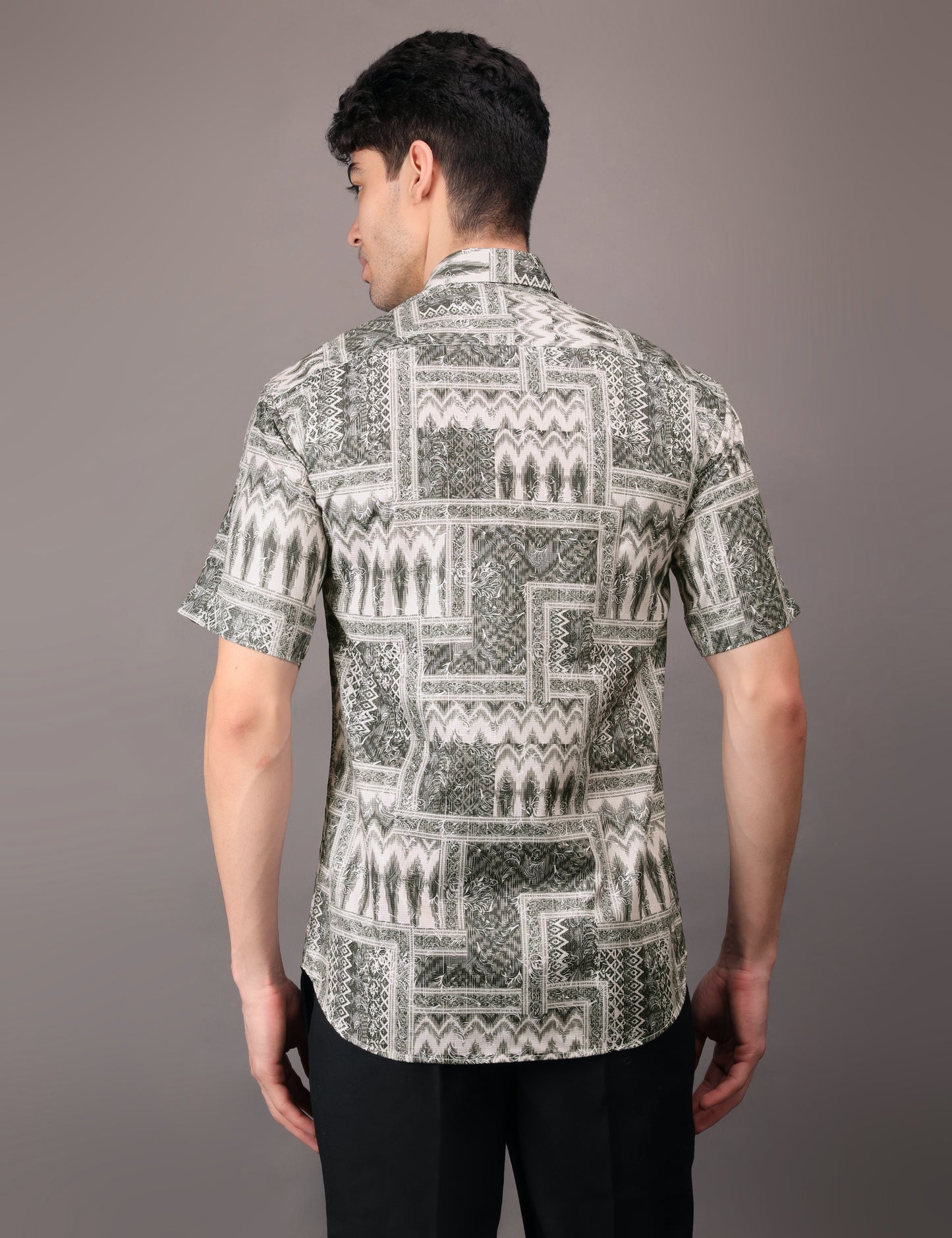 Ethnic print shirt