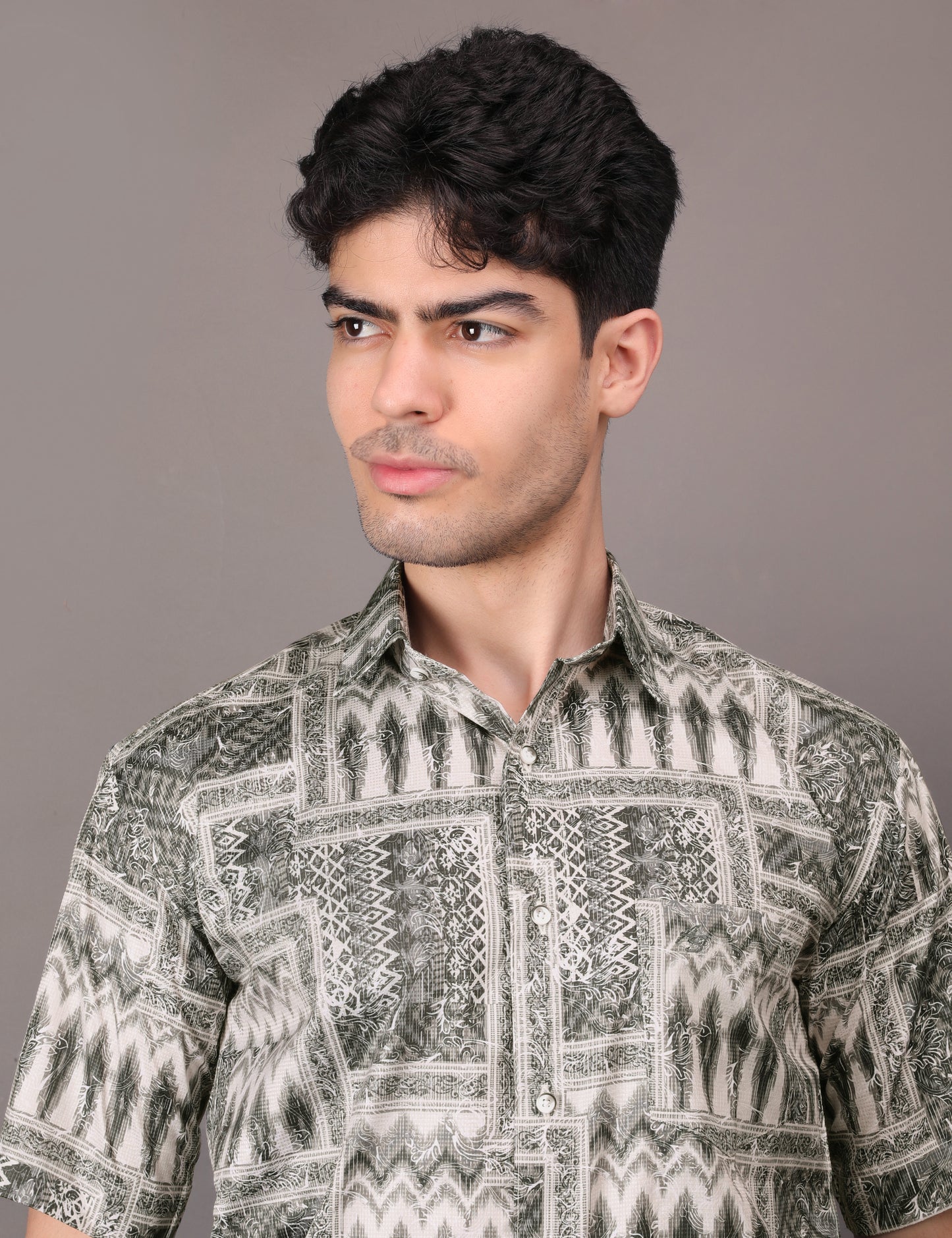 Ethnic print shirt