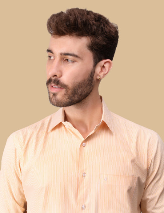 Sunlit striped shirt